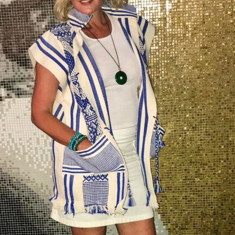 Handmade summer jacket/beach cover up.